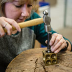 Colette Bishop in her studio 2018